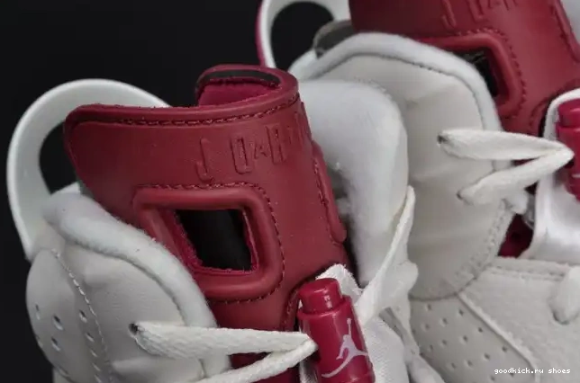 Rep Jordan Air 6 Maroon white Retro 384664-116 0528